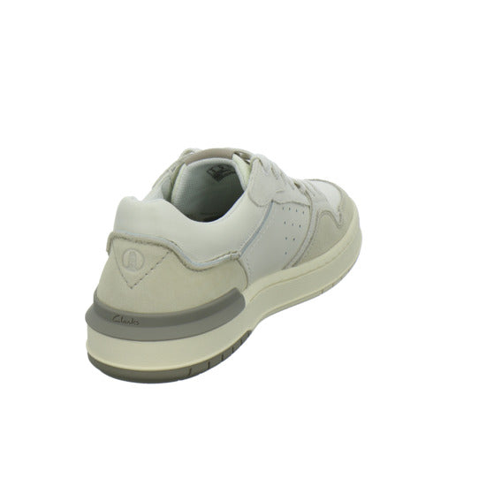 Clarks Courtlite 2 Low Schnürhalbschuhe Weiß-kombi - 360° Ansicht