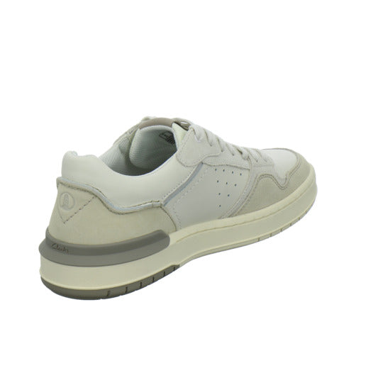 Clarks Courtlite 2 Low Schnürhalbschuhe Weiß-kombi - 360° Ansicht