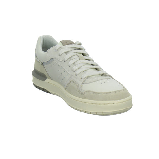 Clarks Courtlite 2 Low Schnürhalbschuhe Weiß-kombi - 360° Ansicht