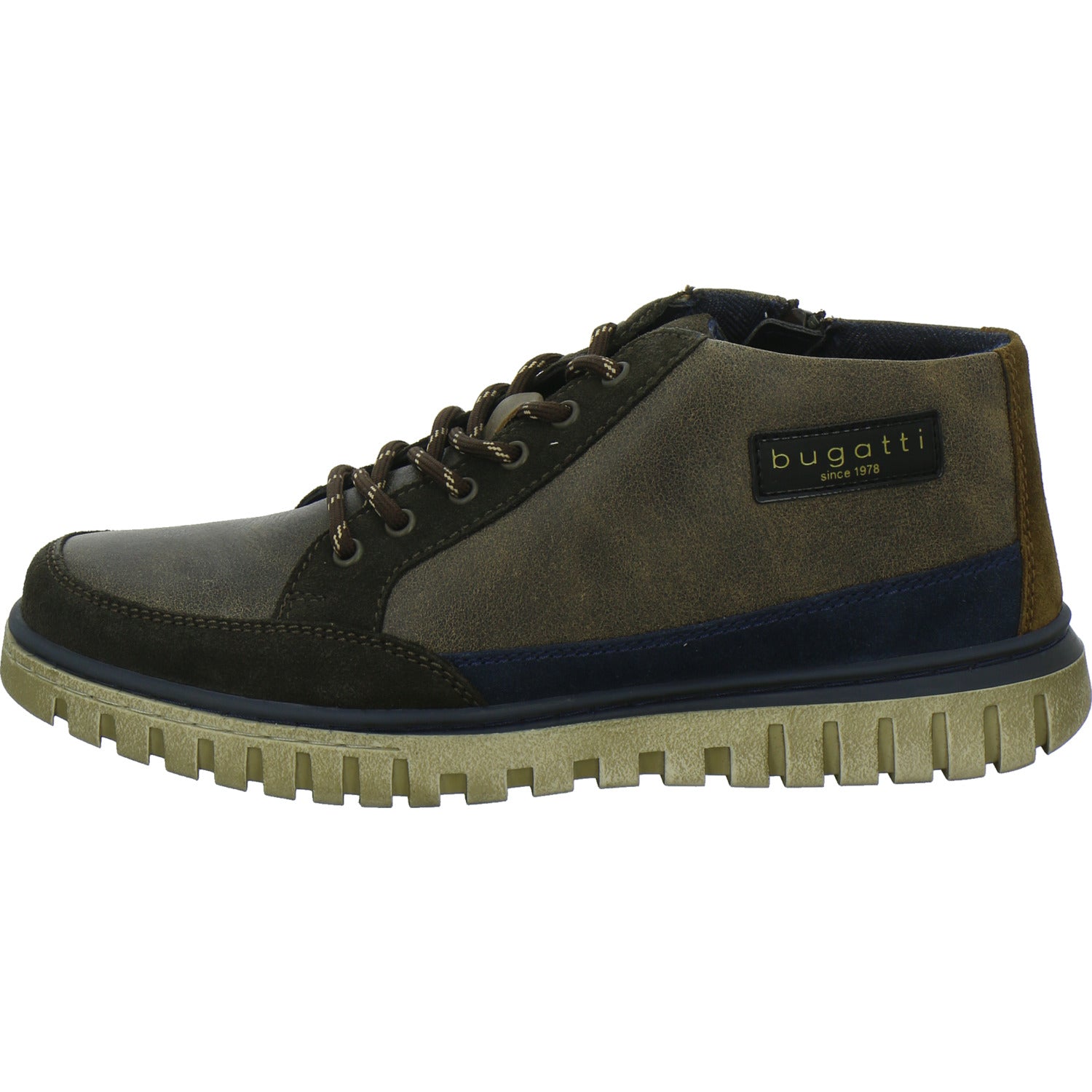 Bugatti Classic Stiefel Herren Warne Braun-kombi