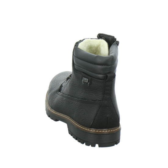 Rieker Winterschuhe warm gefüttert Schwarz - 360° Ansicht