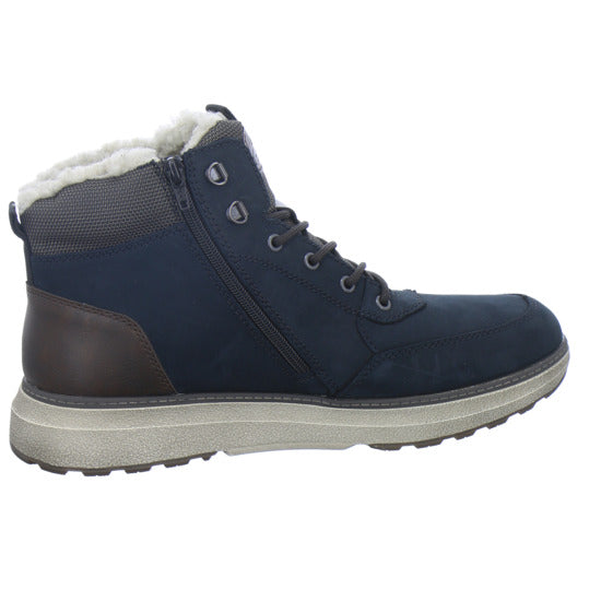 Rieker Winterschuhe Herren Blau-kombi