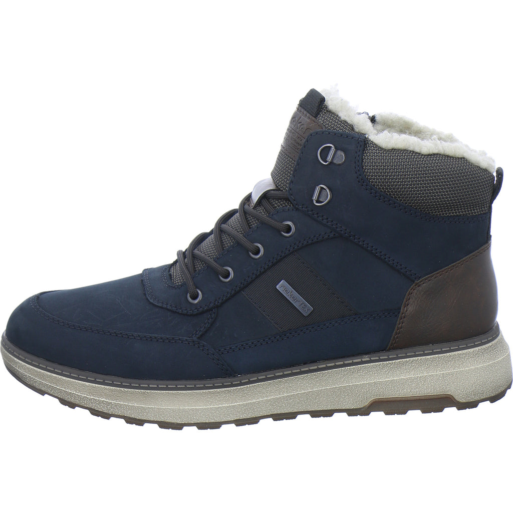 Rieker Winterschuhe Herren Blau-kombi