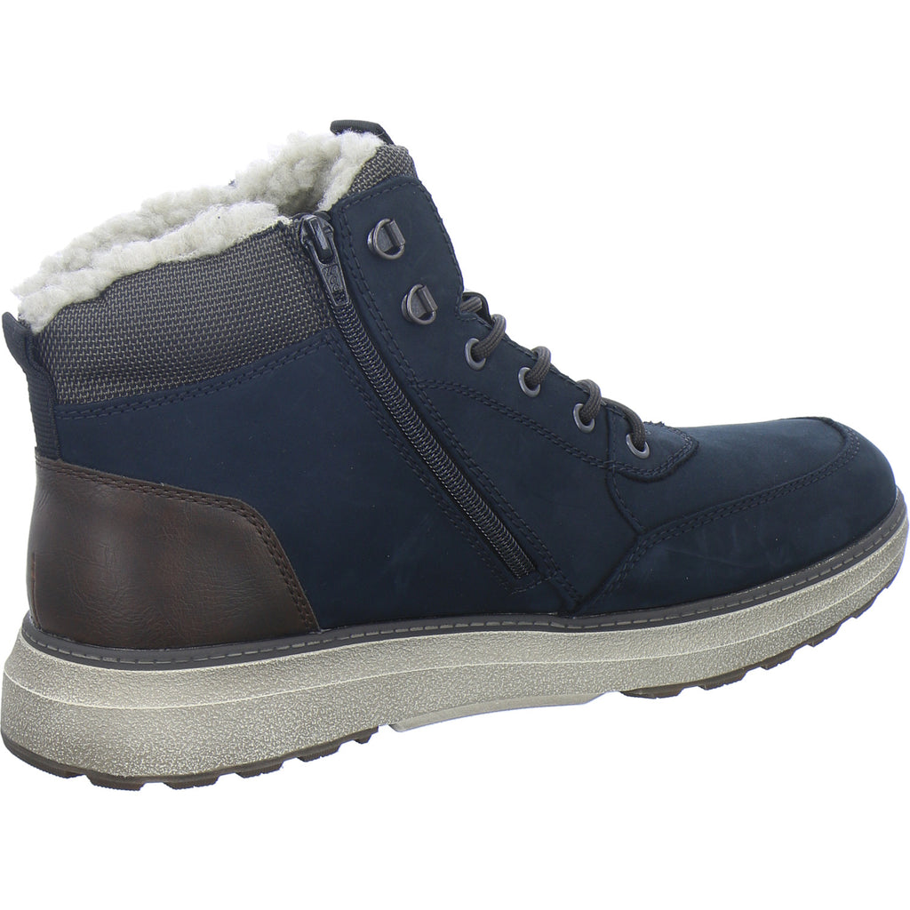 Rieker Winterschuhe Herren Blau-kombi