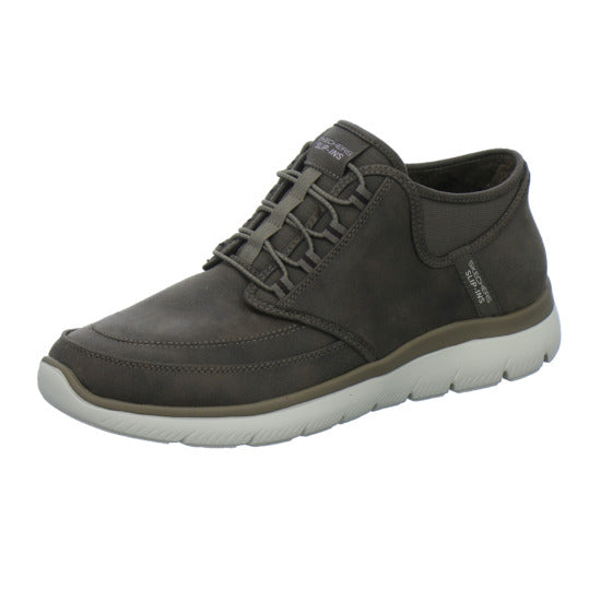 Skechers Winterschuhe Herren Summits Slip Ins Dunkelbraun
