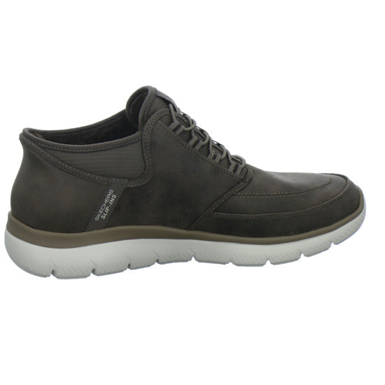 Skechers Winterschuhe Herren Summits Slip Ins Dunkelbraun
