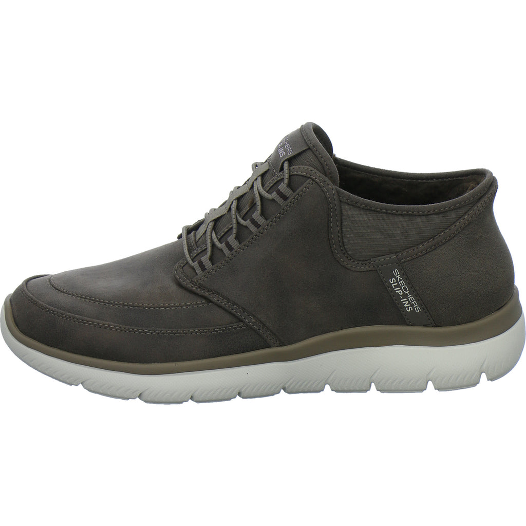 Skechers Winterschuhe Herren Summits Slip Ins Dunkelbraun