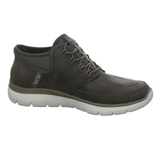 Skechers Winterschuhe Herren Summits Slip Ins Dunkelbraun