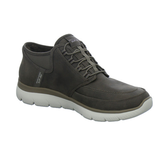Skechers Winterschuhe Herren Summits Slip Ins Dunkelbraun