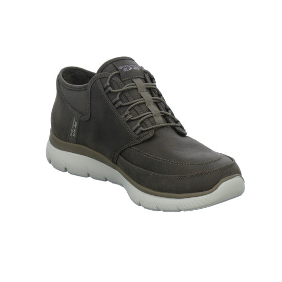 Skechers Winterschuhe Herren Summits Slip Ins Dunkelbraun