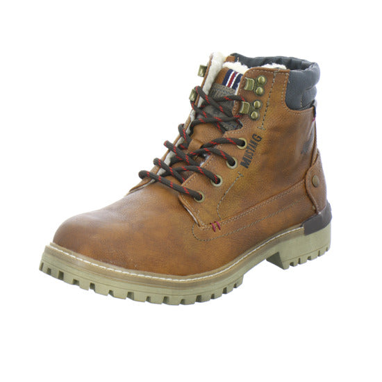 Mustang Winterschuhe warm gefüttert Mittelbraun - 360° Ansicht