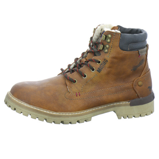 Mustang Winterschuhe warm gefüttert Mittelbraun - 360° Ansicht