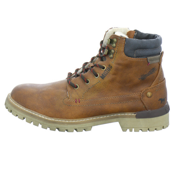 Mustang Winterschuhe warm gefüttert Mittelbraun - 360° Ansicht