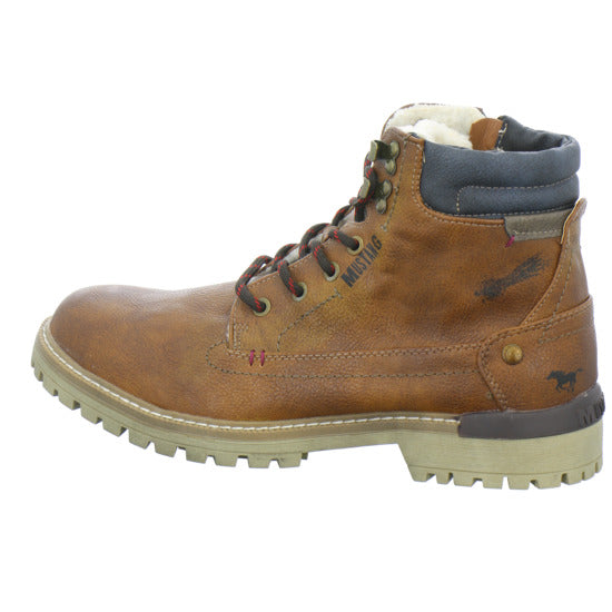 Mustang Winterschuhe warm gefüttert Mittelbraun - 360° Ansicht
