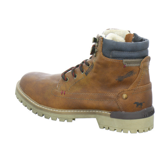 Mustang Winterschuhe warm gefüttert Mittelbraun - 360° Ansicht
