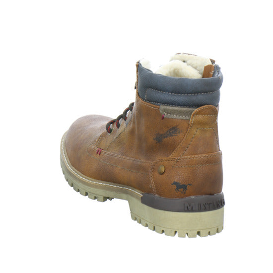 Mustang Winterschuhe warm gefüttert Mittelbraun - 360° Ansicht
