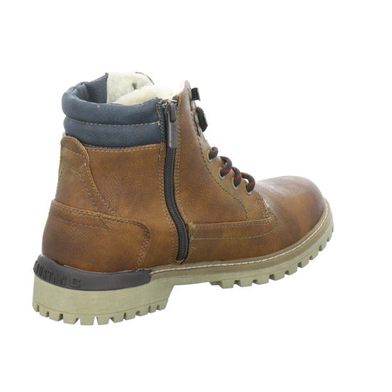 Mustang Winterschuhe warm gefüttert Mittelbraun - 360° Ansicht