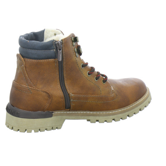Mustang Winterschuhe warm gefüttert Mittelbraun - 360° Ansicht