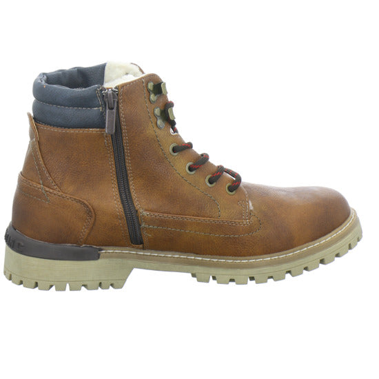 Mustang Winterschuhe warm gefüttert Mittelbraun - 360° Ansicht
