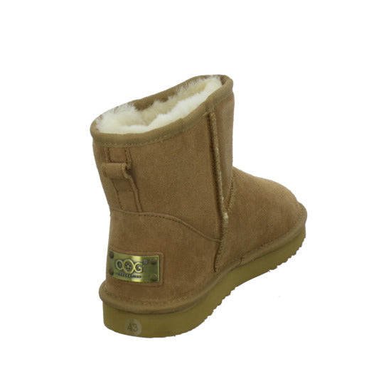 OOG Winterschuhe warm gefüttert Mittelbraun - 360° Ansicht