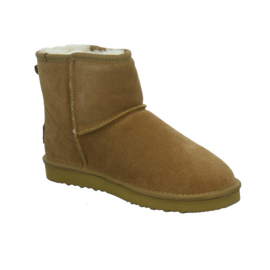 OOG Winterschuhe warm gefüttert Mittelbraun - 360° Ansicht