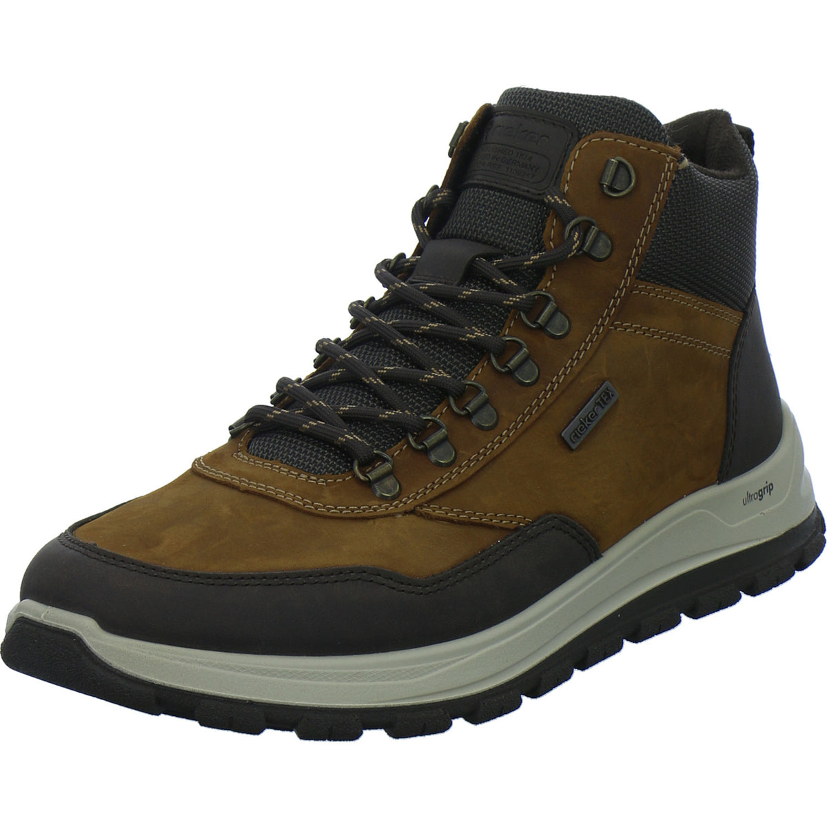 Rieker Winterschuhe Herren Braun-kombi