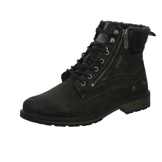 Mustang Winterschuhe warm gefüttert Anthrazit - 360° Ansicht