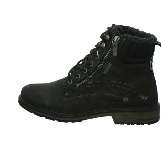 Mustang Winterschuhe warm gefüttert Anthrazit - 360° Ansicht
