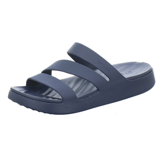 Crocs Getaway Strappy Pantoletten Dunkelblau