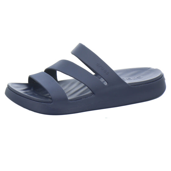 Crocs Getaway Strappy Pantoletten Dunkelblau