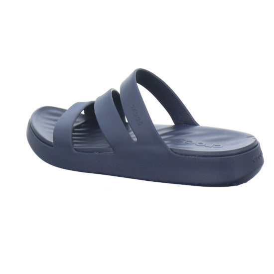Crocs Getaway Strappy Pantoletten Dunkelblau