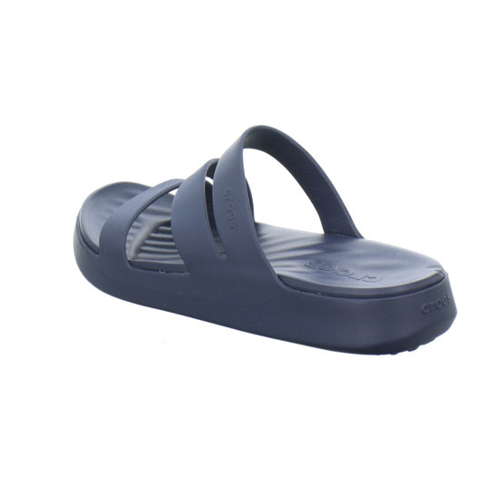 Crocs Getaway Strappy Pantoletten Dunkelblau