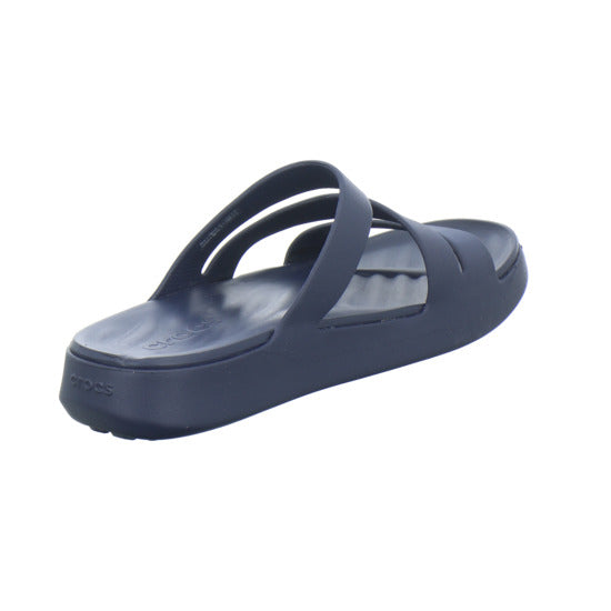 Crocs Getaway Strappy Pantoletten Dunkelblau