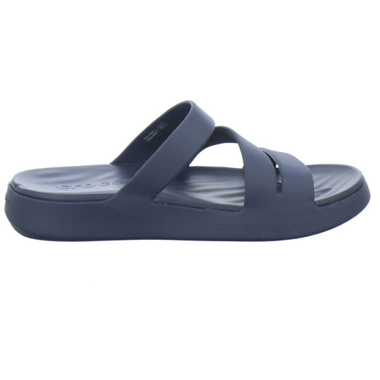 Crocs Getaway Strappy Pantoletten Dunkelblau