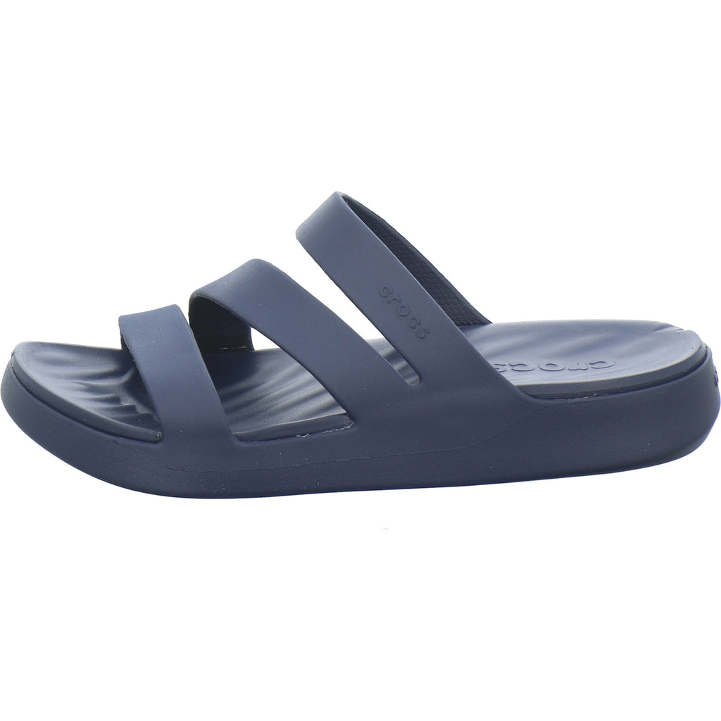 Crocs Getaway Strappy Pantoletten Dunkelblau