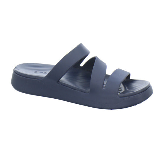Crocs Getaway Strappy Pantoletten Dunkelblau