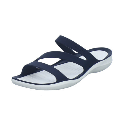 Crocs Pantoletten Damen Swiftwater Sandal W Dunkelblau