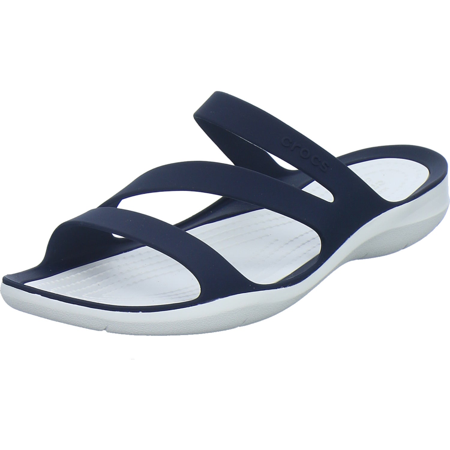 Crocs Pantoletten Damen Swiftwater Sandal W Dunkelblau