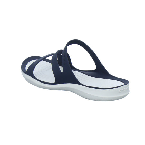 Crocs Pantoletten Damen Swiftwater Sandal W Dunkelblau