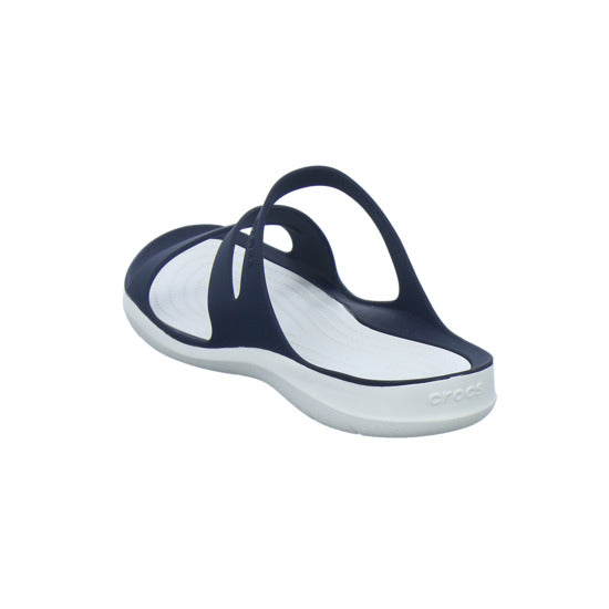 Crocs Pantoletten Damen Swiftwater Sandal W Dunkelblau