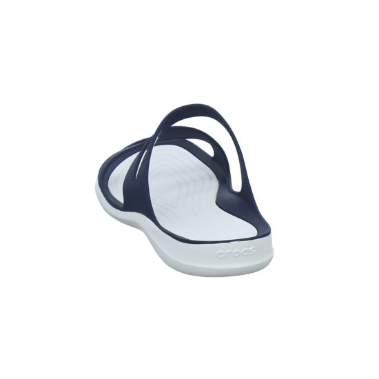 Crocs Pantoletten Damen Swiftwater Sandal W Dunkelblau
