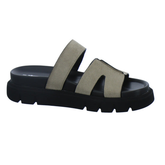 Tamaris Pantoletten Damen taupe