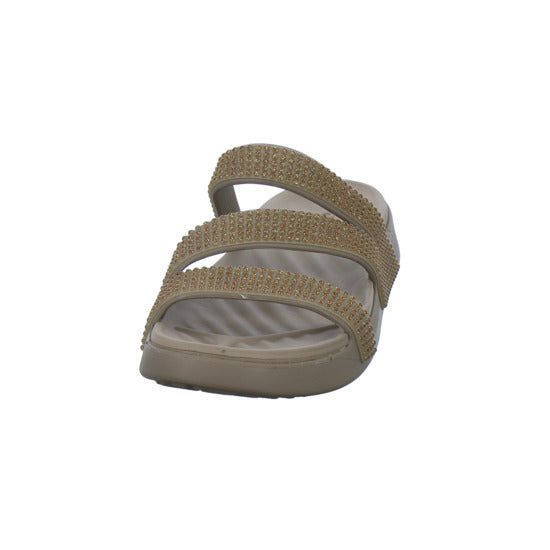 Crocs Pantoletten Damen Getaway taupe