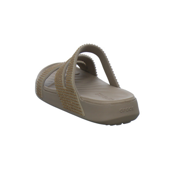 Crocs Pantoletten Damen Getaway taupe