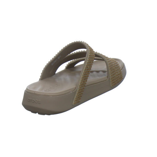 Crocs Pantoletten Damen Getaway taupe