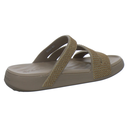 Crocs Pantoletten Damen Getaway taupe