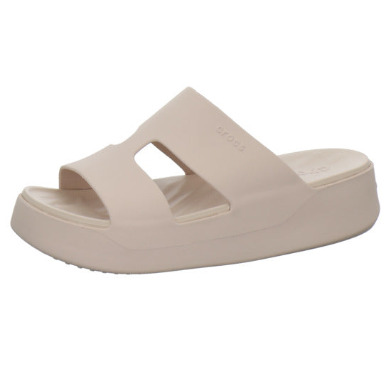 Crocs Getaway Platform H-Strap Pantoletten Rosa