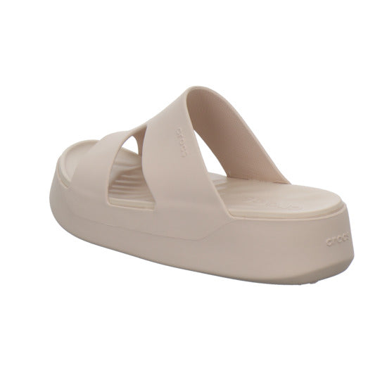 Crocs Getaway Platform H-Strap Pantoletten Rosa