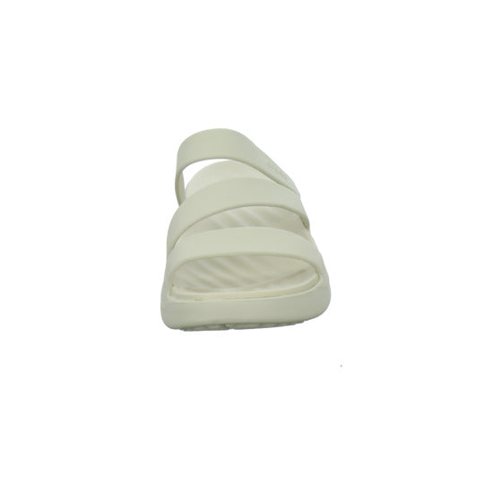 Crocs Getaway Strappy Pantoletten Beige - 360° Ansicht