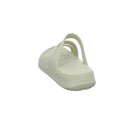 Crocs Getaway Strappy Pantoletten Beige - 360° Ansicht